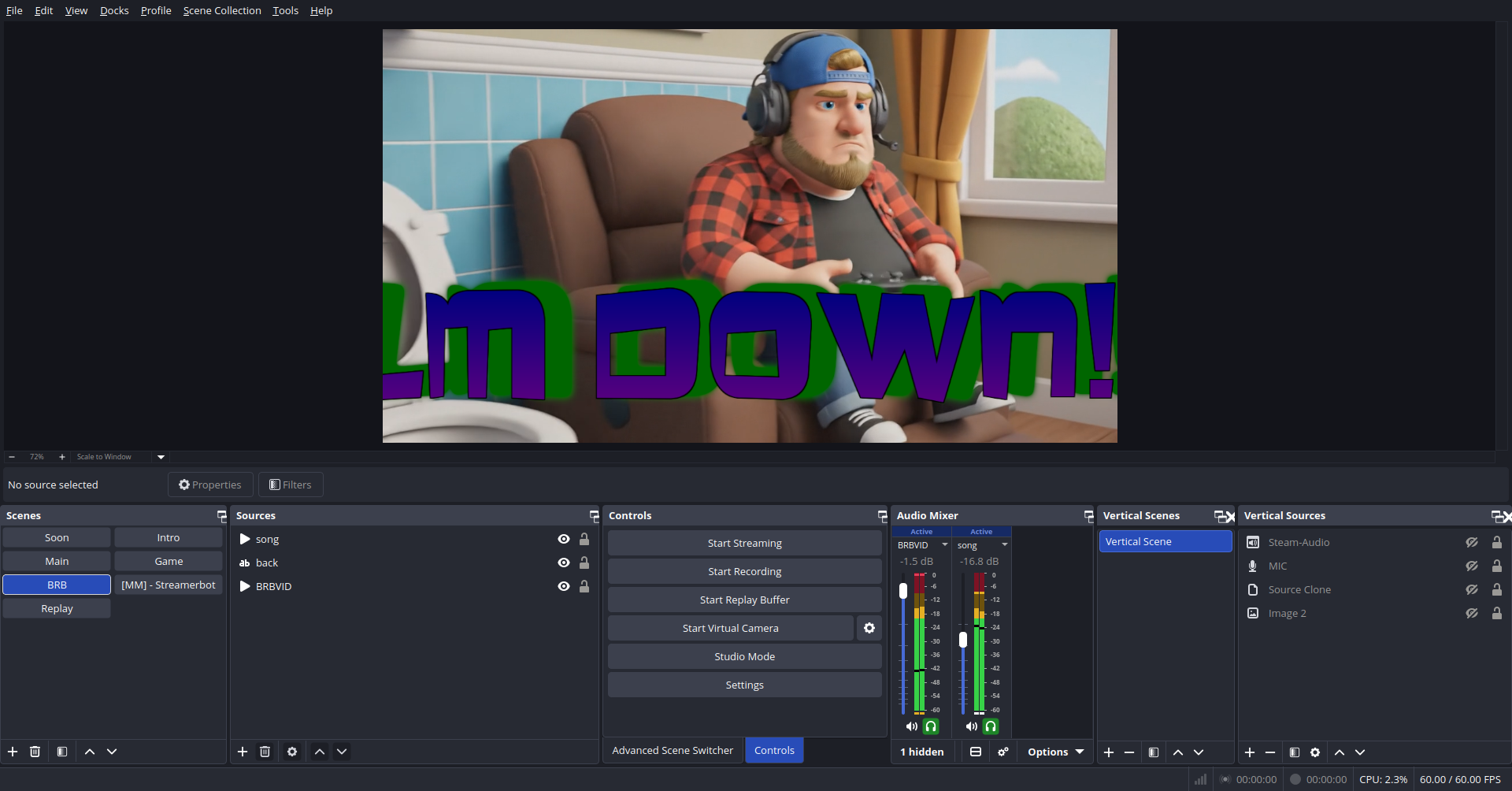 OBS Scene Design